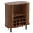 Fluted Wine Bar Cabinet with 8-Grid Wine Rack, 5-Level Adjustable Shelves-181318005