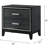 Haiden Weathered Black Finish Nightstand-1093958324