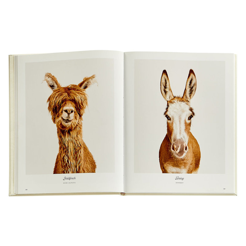 Farm Life Leather Bound Coffee Table Book