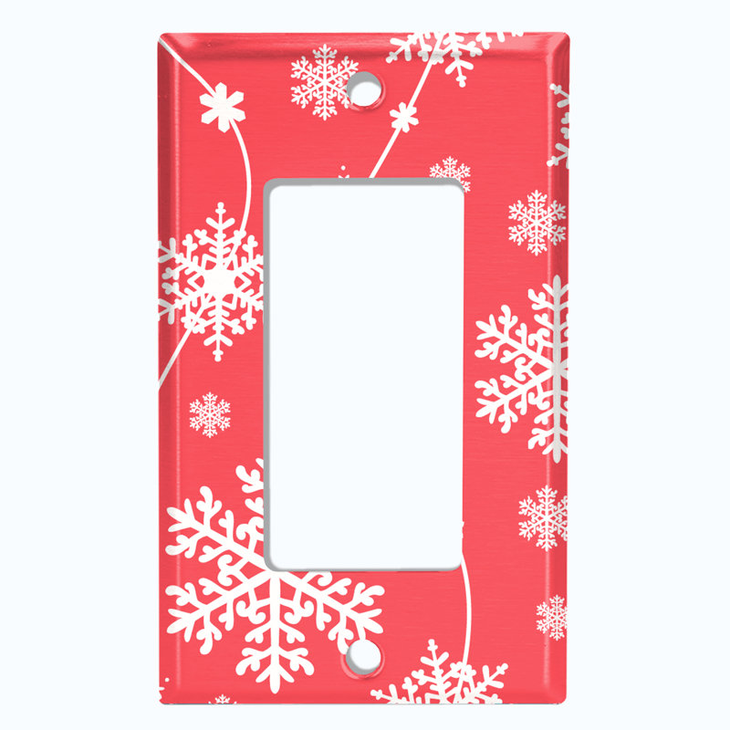 Plaque murale d'interrupteur à bascule Christmas 1-Gang, H 4,5 po x l 2,75 po x P 0,15 po