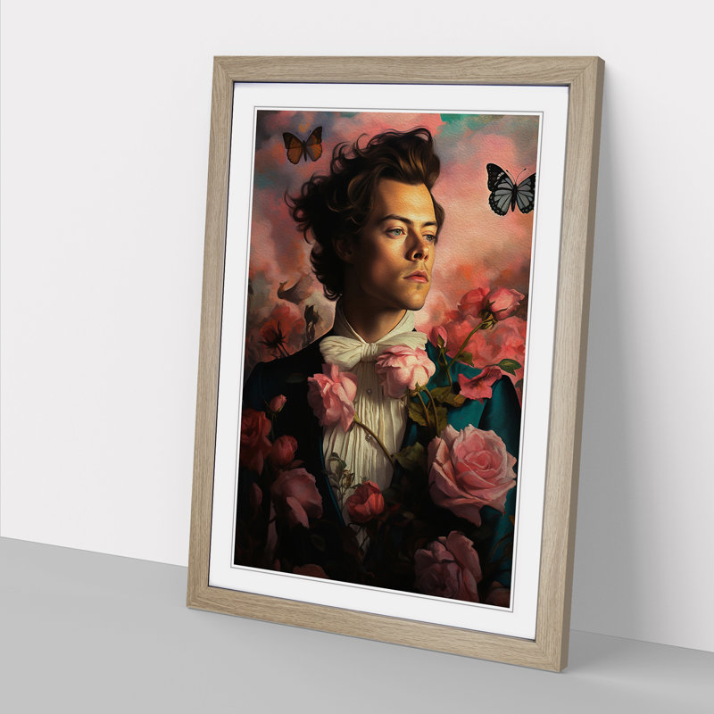 Harry Styles Romanticism - Framed Print