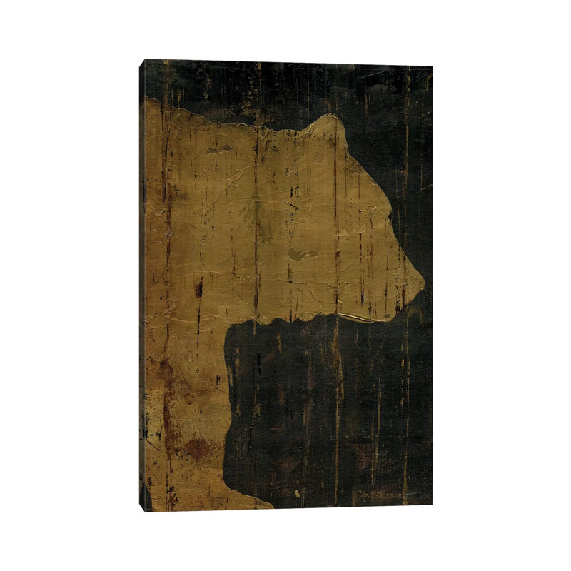 Rustic Lodge Animals Bear by Marie Elaine Cusson - Wrapped Canvas Gallery-Wrapped Canvas Giclée