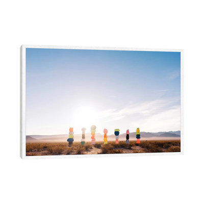 Seven Magic Mountains Sunrise V by Bethany Young - Print on Canvas