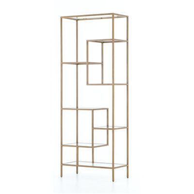 Bibliothèque en fer Atoir H 83 po x l 31,5 po