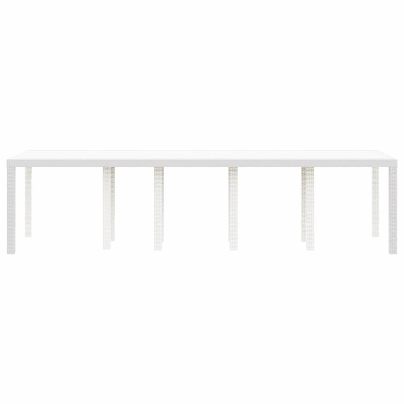 Garden Table, 73cm H x 300cm W x 100cm D, White