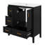 Meuble-lavabo 36 po avec lavabo, meuble-lavabo simple autoportant avec 2 portes et 4 tiroirs à fermeture en douceur-1614978732