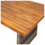 Ensemble de salle à manger d'extérieur 3 pièces avec table en bois d'acacia et chaises en rotin tissé à la main, gris et teck-129691924
