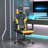 Massage Gaming Chair with Footrest Faux Leather-652349705