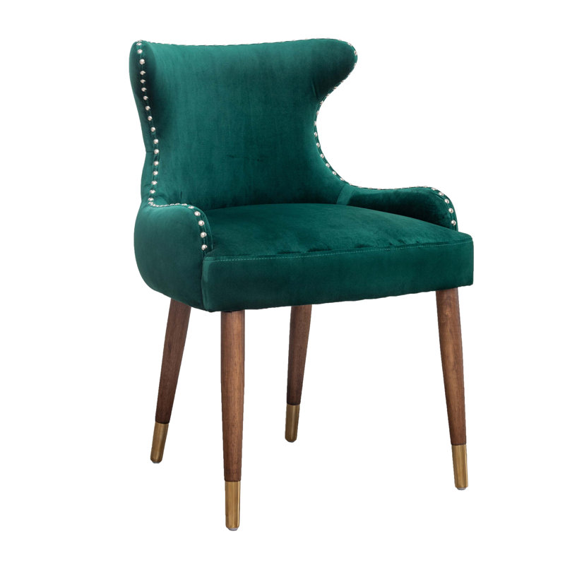 Jaria Tufted Armchair, Green Polyester