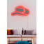 Bande de néon flexible à DEL, néon rouge imperméable, 10,2 po x 18,3 po | Gabarit en mousse de PVC 12 V DC, IP67 | Parfait pour la décoration intérieure, les fêtes et les événements, rendement énergétique de 36 W-2062963719