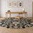 Machine Washable Indoor/Outdoor Chantille ACN2587 Floral Rug-829140943-829140941
