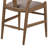 Walnut 5-Piece Round Solid Wood Dining Set