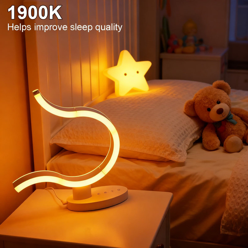 Lampe de table à DEL avec télécommande Epabina