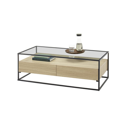 Frame Coffee Table with Storage