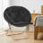 Upholstered Round Saucer Chairs Lounge Chairs, Foldable Papasan Chairs Reading Chairs for Bedroom-920271712-895868162