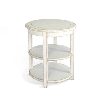 Komor Solid Wood Sled End Table