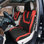 Ensemble de housses de siège de voiture en similicuir de luxe Hybrid70