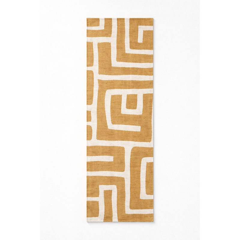 Chemin de table toscan Nomad Maze, Tuscan Yellow