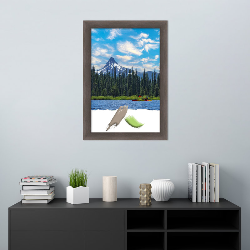 Cadre photo Bellicent, Chocolat, 24 po x 36 po
