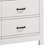 Cassini 51" White 6-Drawer Dresser