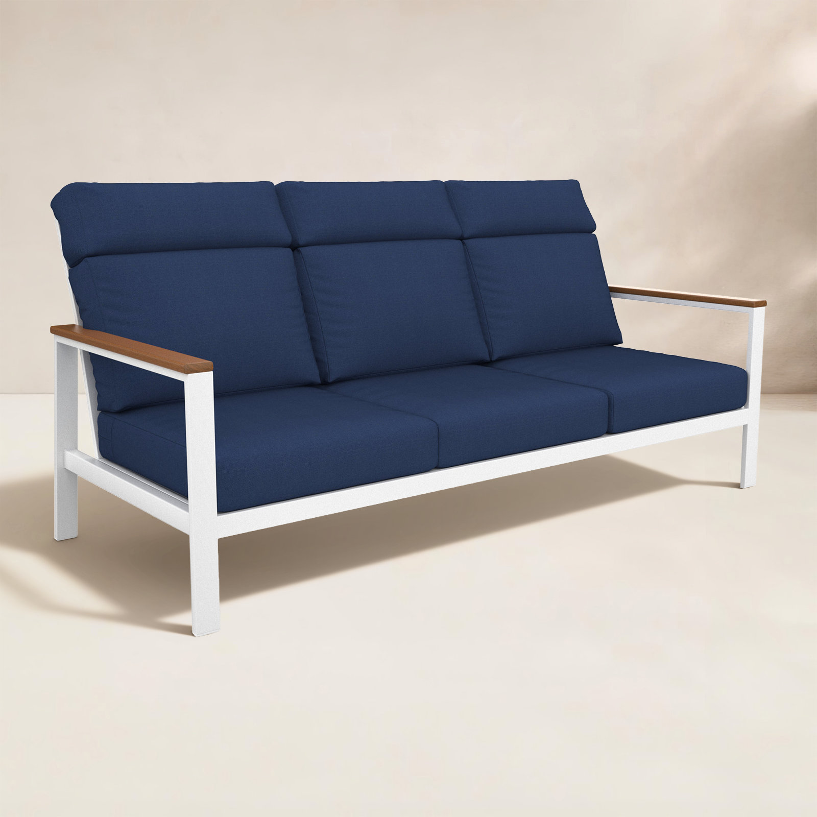 Townsend 80" Sunbrella® Patio Sofa, Blue