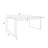 Gabler 64'' Ash Wood Waterfall Dining Table-156030757