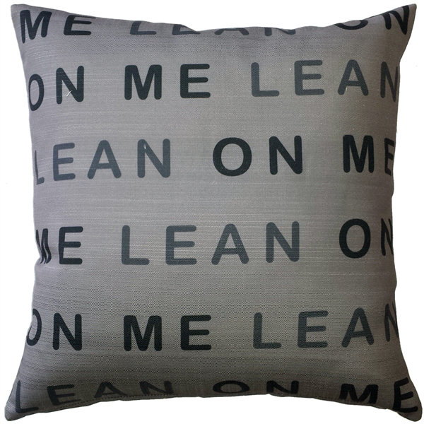  Coussin décoratif intérieur / extérieur Lean on Me, Blanc