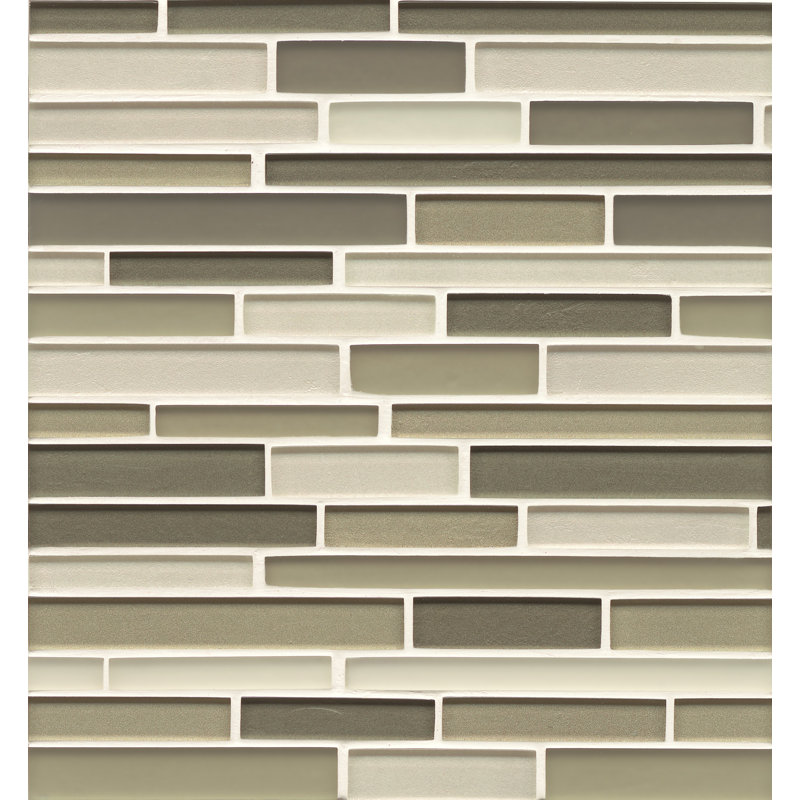 Manhattan Glass Linear Mosaic Wall & Floor Tile, Monticello