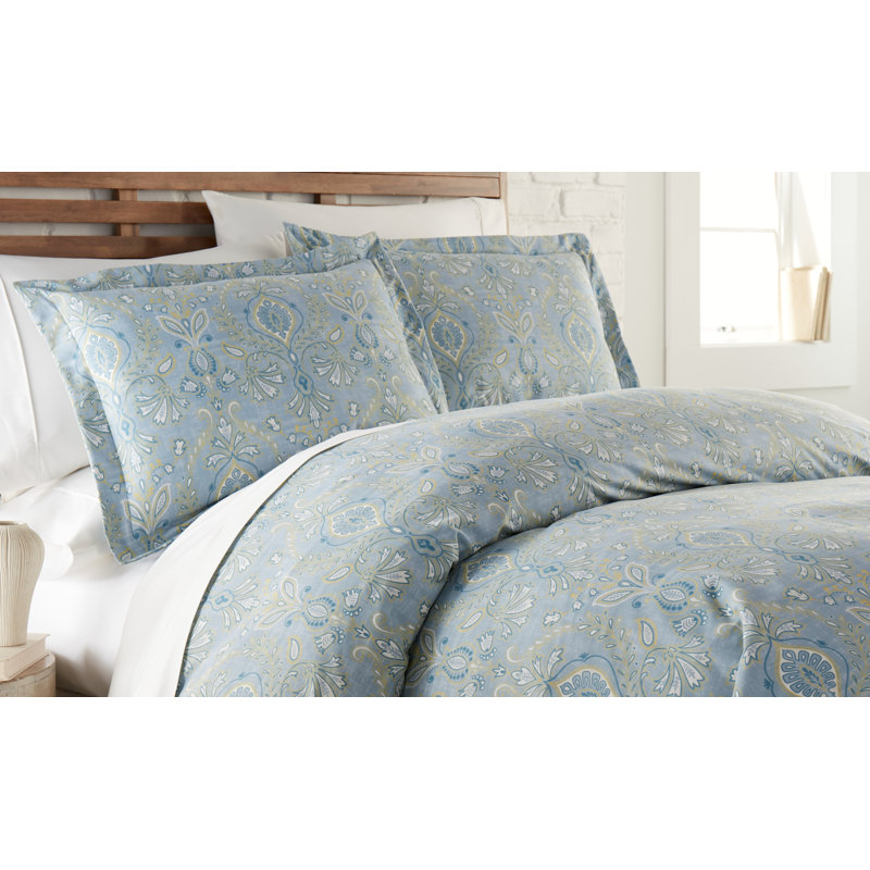 Down Alternative filling Oversized Reversible Comforter Set with matching shams, Queen Comforter + 2 Standard Shams