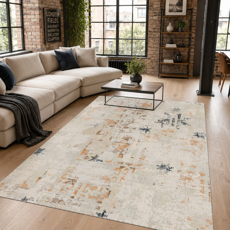 Oriental Cotton and Chenille Flatweave Area Rug, 155 x 230 cm