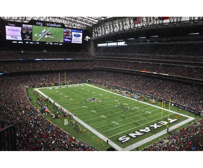 NRG Stadium, 16" H x 24" W