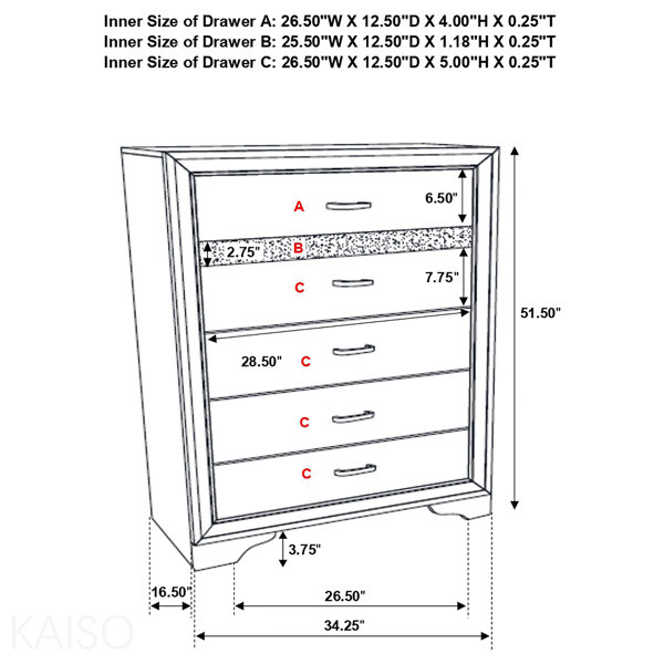 Dimensions du produit