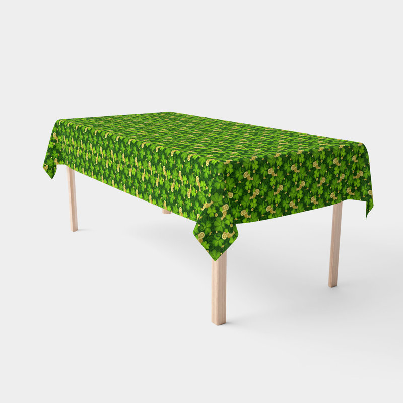 Goosman Saint Patrick's Paisley Tablecloth, 120" x 60"