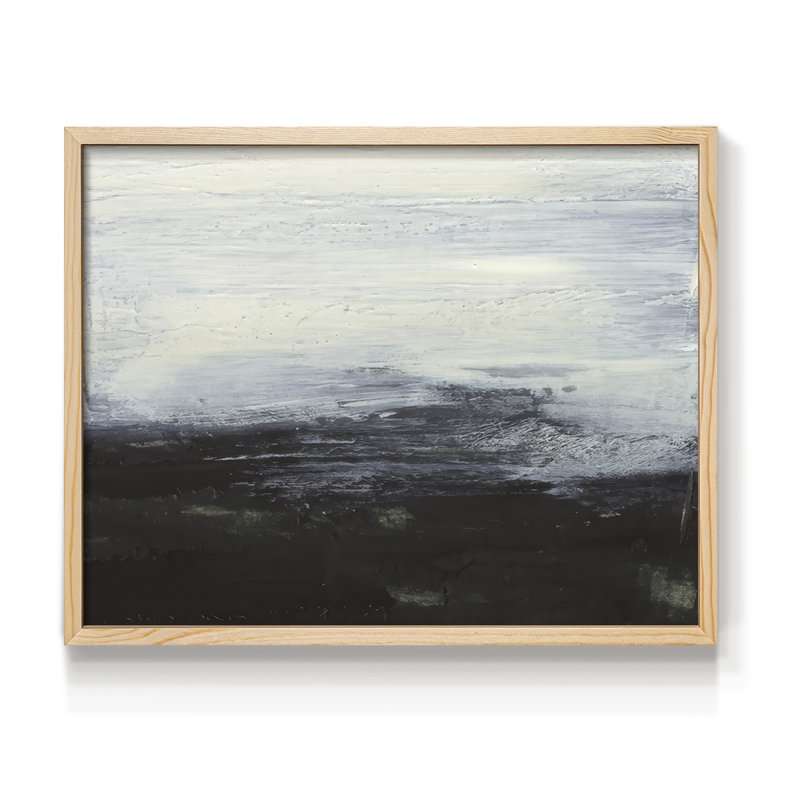 Moment in Space II -Framed Print - Restickable, H 8 po x l 10 po, Naturel