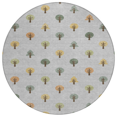Machine Washable Indoor/Outdoor Chantille ACN2550 Geometric Rug
