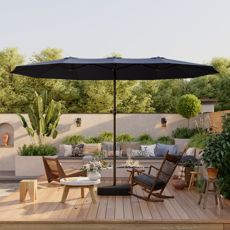 Parasol de patio extérieur 15 pi