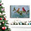 Winter Cardinal Duet II, toile tendue avec châssis de qualité supérieure - prête à être accrochée-1145074147