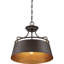 Lustre cylindrique unique à 3 lumières Natoli