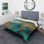 Ensemble de housse de couette en microfibre / polyester bleu sarcelle Balance I-1319013657