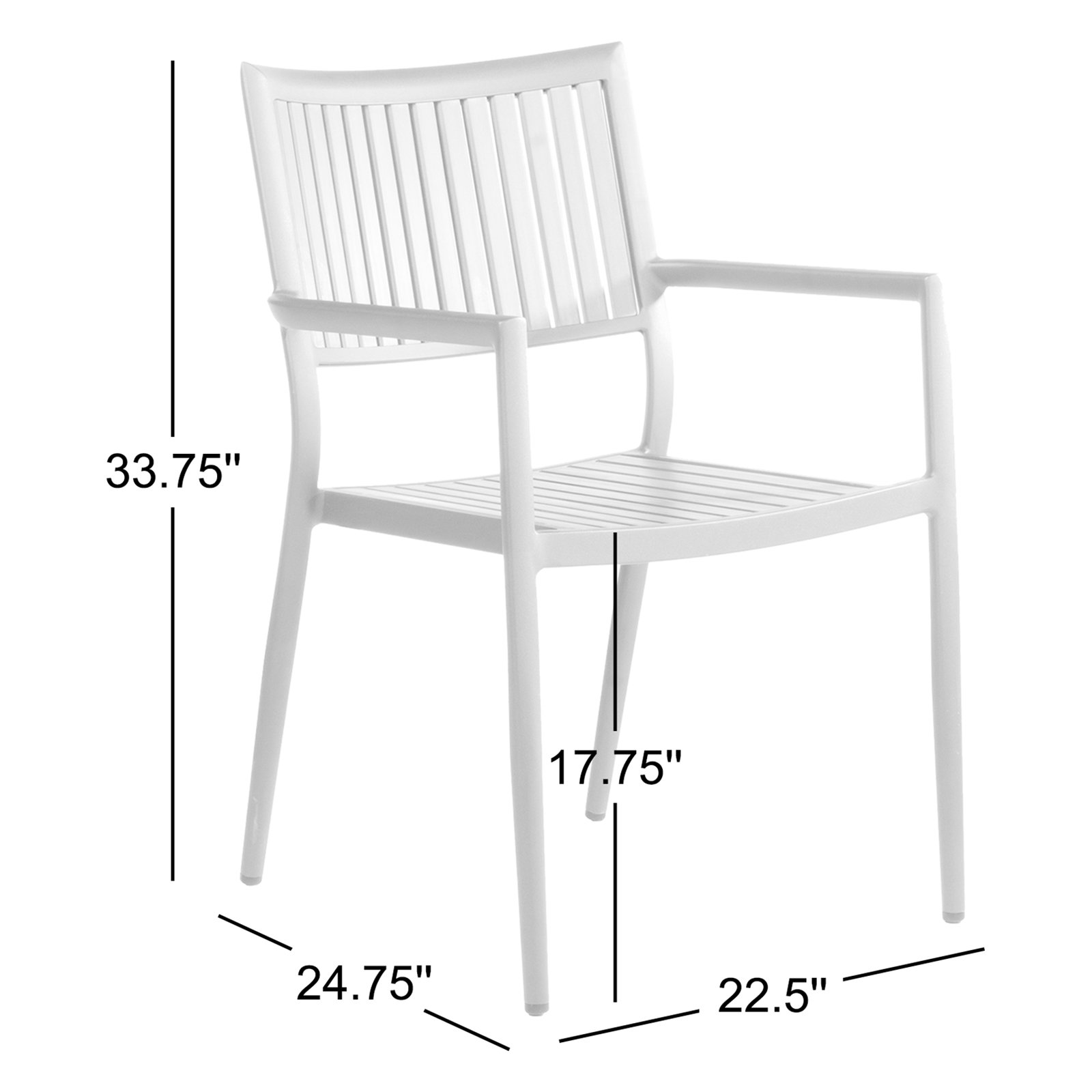 Limetta Stackable Dining Armchair