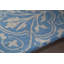Tapis botanique transitionnel en laine touffeté à la main bleu et gris Dollins Authentic-19940196