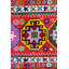 Tapis de couloir rouge unique noué à la main de style années 2000 de 2 pi 7 po x 12 pi 2 po Herki
