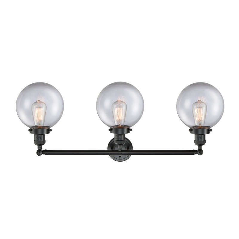 Lorri 3 - Light Vanity Light, Incandescent, Clear, Oil Rubbed Bronze