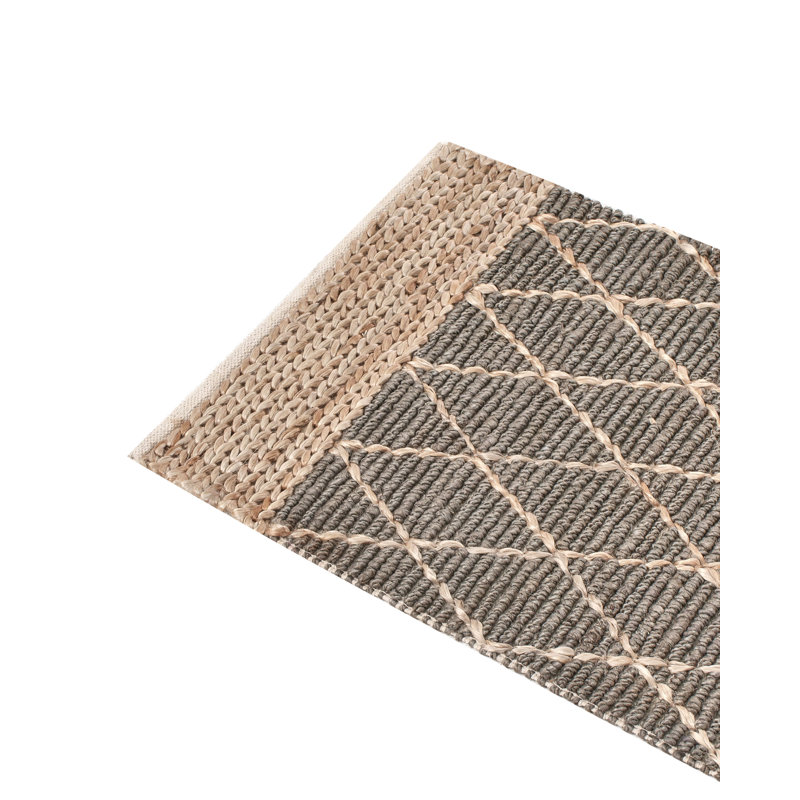 Rug TELLIKAYA Jute Grey, Runner 80 x 300 cm