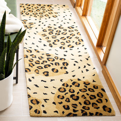 Tapis en laine et viscose touffetés à la main Nonia