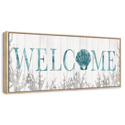 Plaque murale «Welcome Shell»