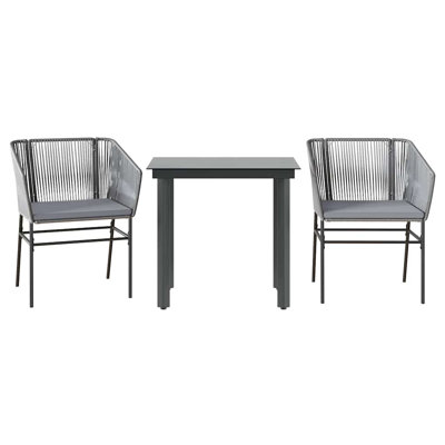 Mobilier de jardin d'extérieur gris