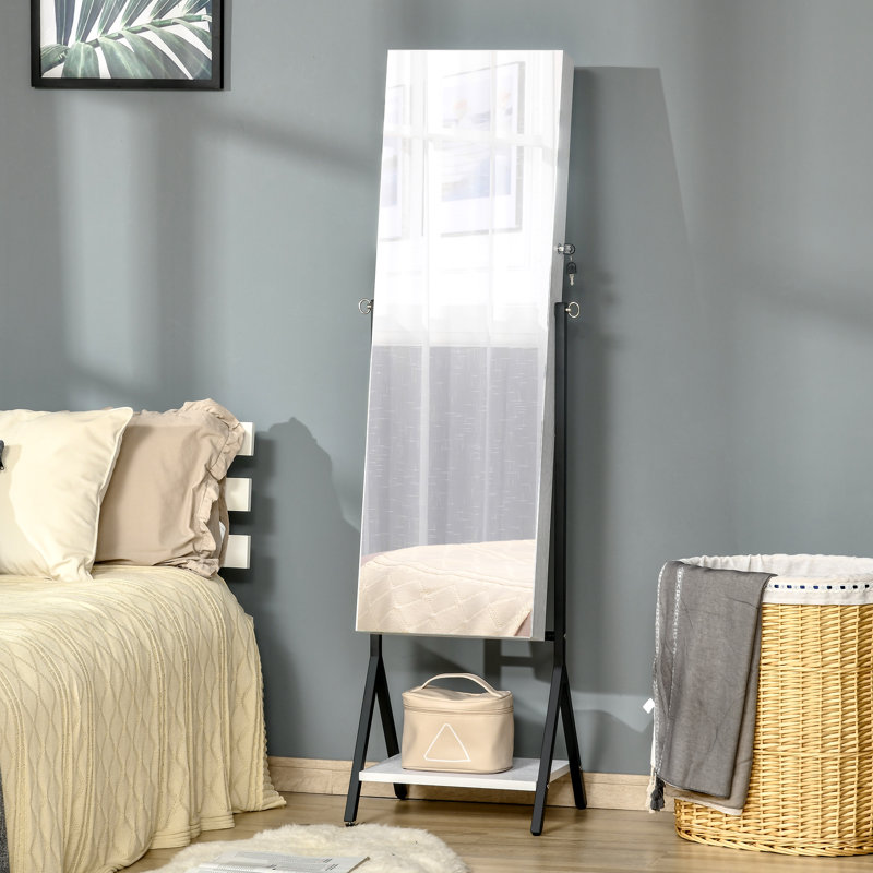 Armoire à bijoux avec miroir