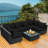 Finnbar 6 - Person Modular Patio Conversation Sets with Cushions-1070499669