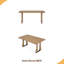 Table de salle à manger 63 "-498628710
